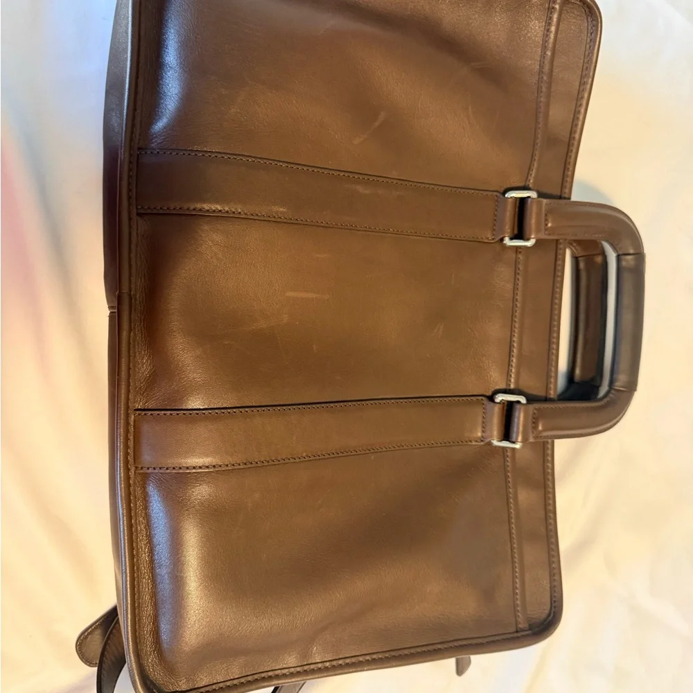 Coach Dark Brown Leather Men's Briefcase